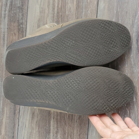 Eddie Bauer Women Suede Wedge Booties Shoes sz 8.5 - Picture 9 of 15